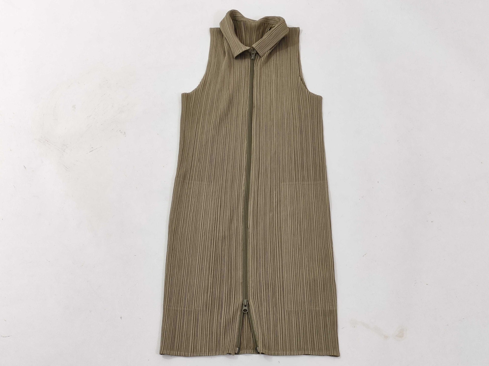 PLEATS PLEASE □ Issey Miyake Pleated Sleeveless Dress Dress