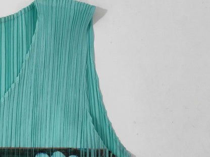 PLEATS PLEASE □ Issey Miyake Pleated Sleeveless Dress Dress