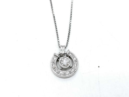 D0.20ct FD0.10ct Pt900/Pt850 4.7g Necklace 