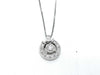 D0.20ct FD0.10ct Pt900/Pt850 4.7g Necklace 