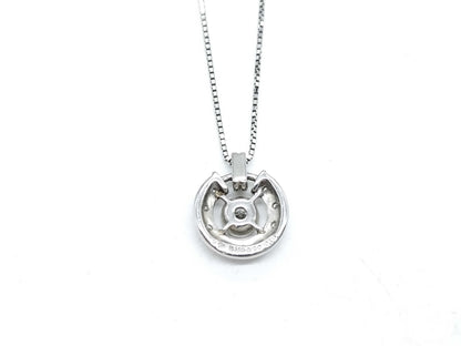 D0.20ct FD0.10ct Pt900/Pt850 4.7g Necklace 