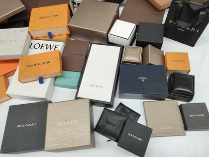 LOUIS VUITTON, CHANEL, BVLGARI, etc. Jewelry Cases/Empty Boxes/Storage Bags. Brand Empty Box Collection. Brand Empty Box Collection.
