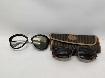  Fendi/Prada 2-piece sunglasses/glasses