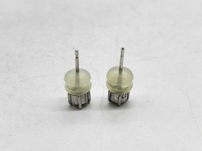 D0.17ct/0.14ct Pt900 0.8g Earrings 