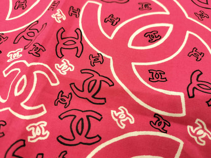 CHANEL Pink Scarf Scarf