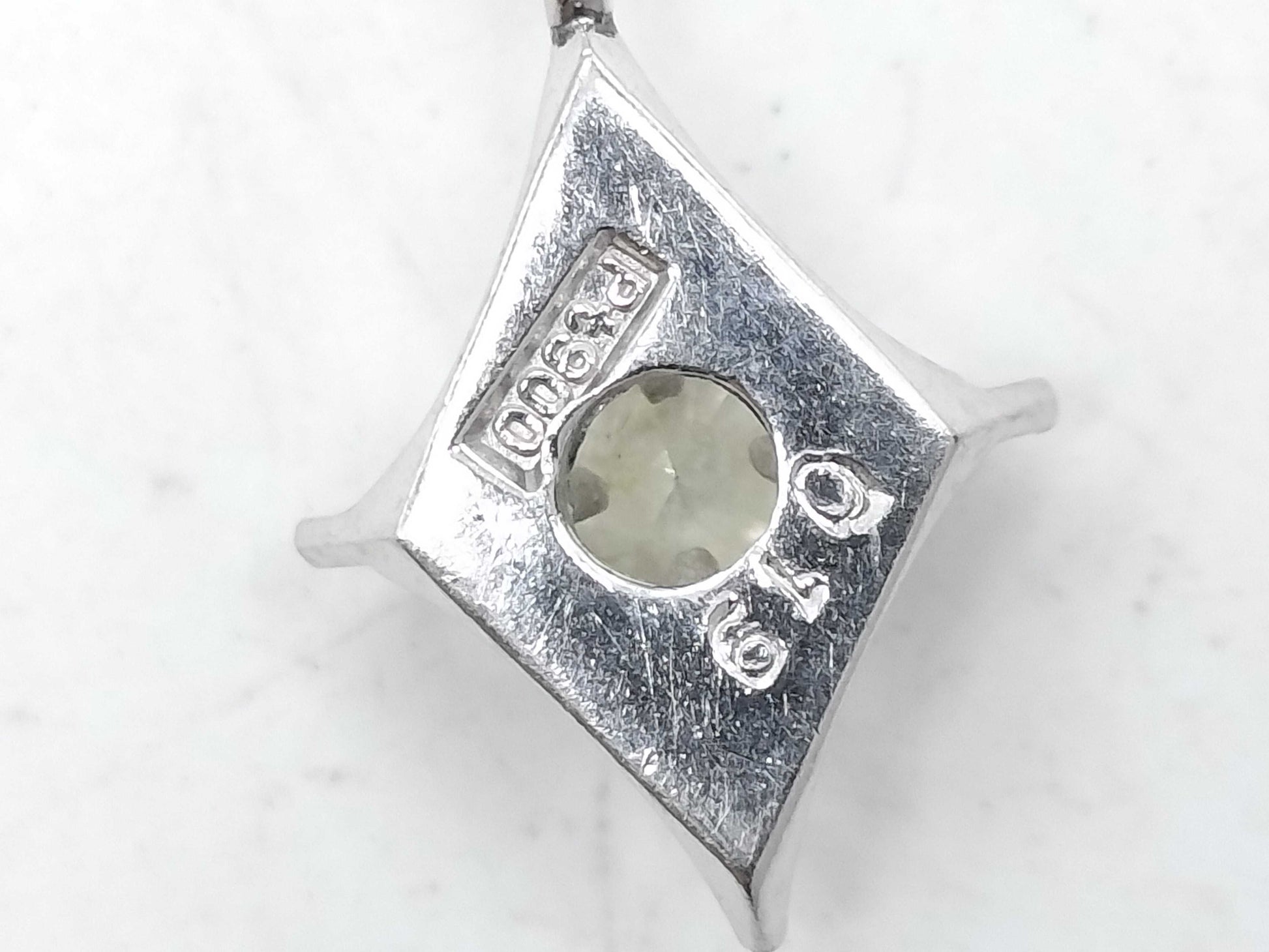 D0.19ct Pt900/Pt850 3.4g Necklace 