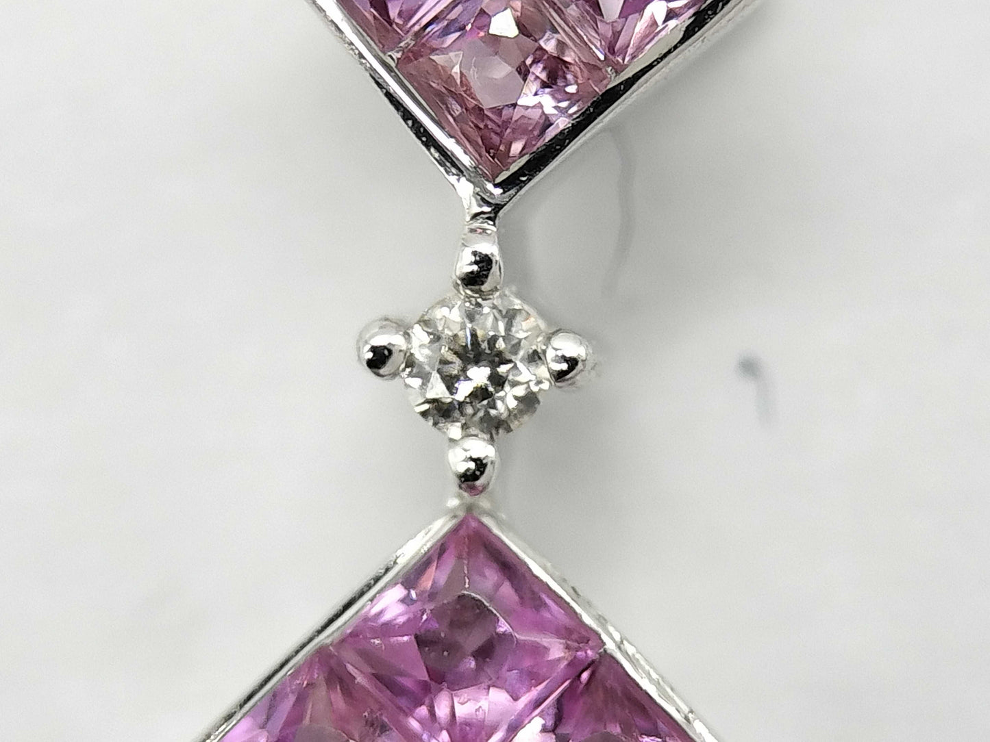 S 0.45ct D 0.01ct K18WG 1.1g Pendant Top 