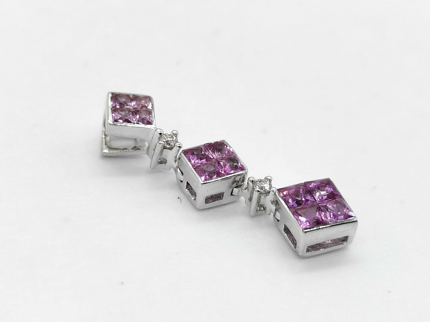 S 0.45ct D 0.01ct K18WG 1.1g Pendant Top 