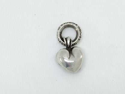 CHROME HEARTS Heart Charm Pendant Top 925 Pendant Top