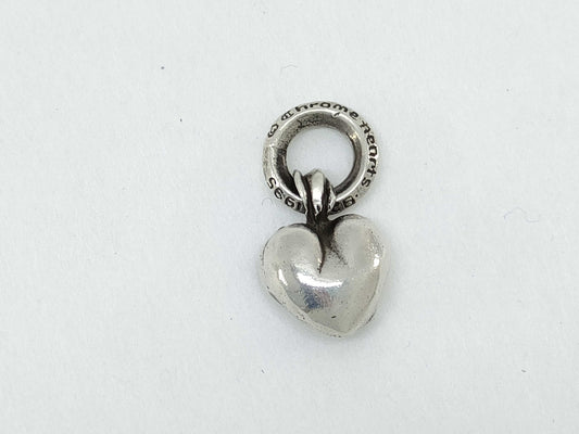 CHROME HEARTS Heart Charm Pendant Top 925 Pendant Top