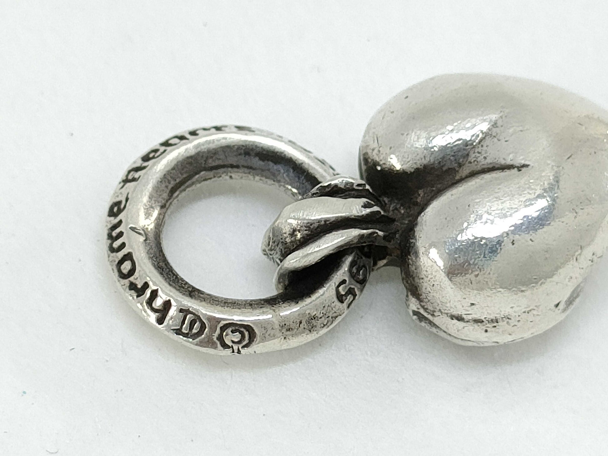 CHROME HEARTS Heart Charm Pendant Top 925 Pendant Top