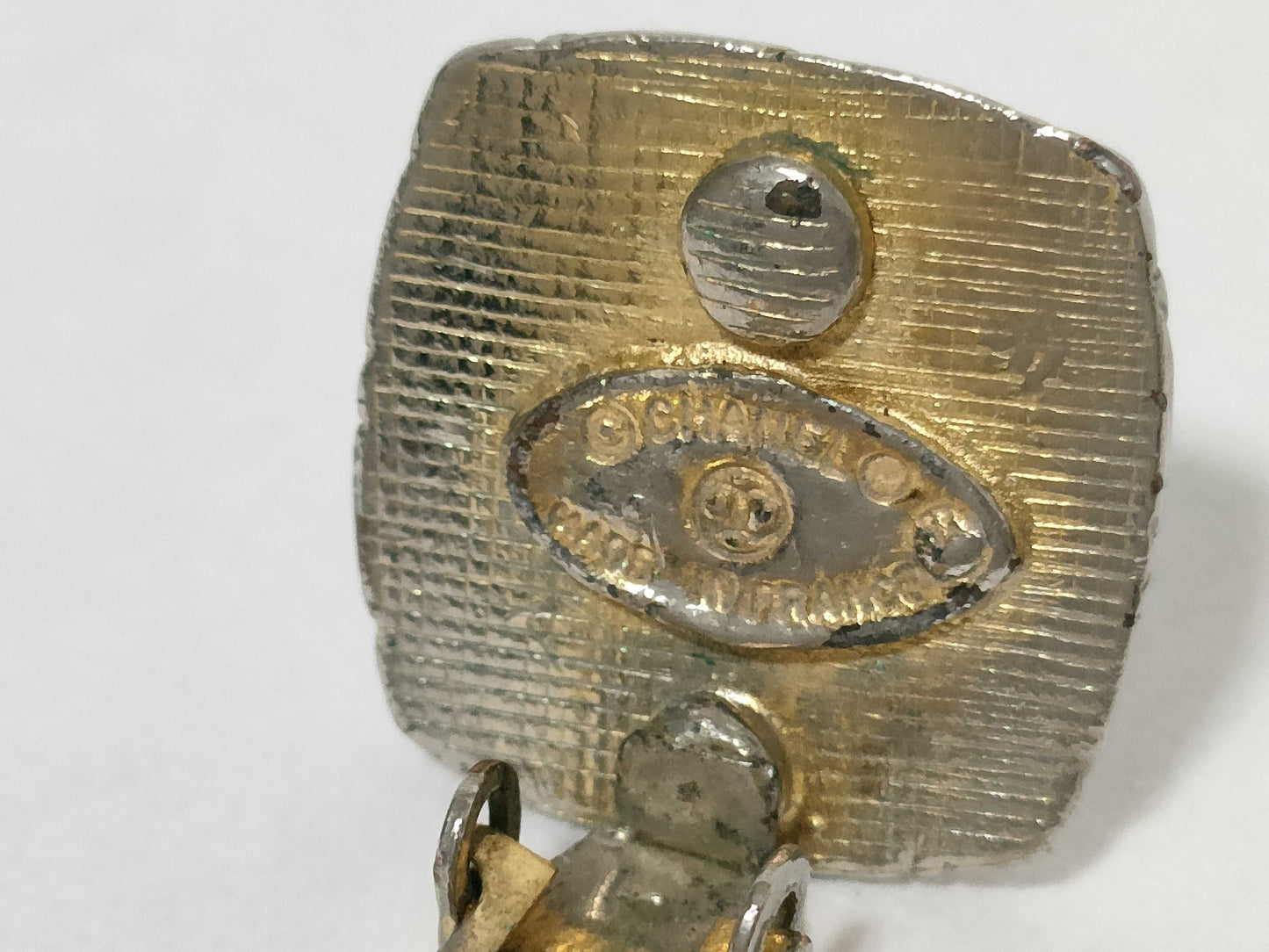 CHANEL Coco/Quilted/Square/Earring/Single Earring