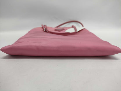 PRADA Nylon Chain Pink Handbag