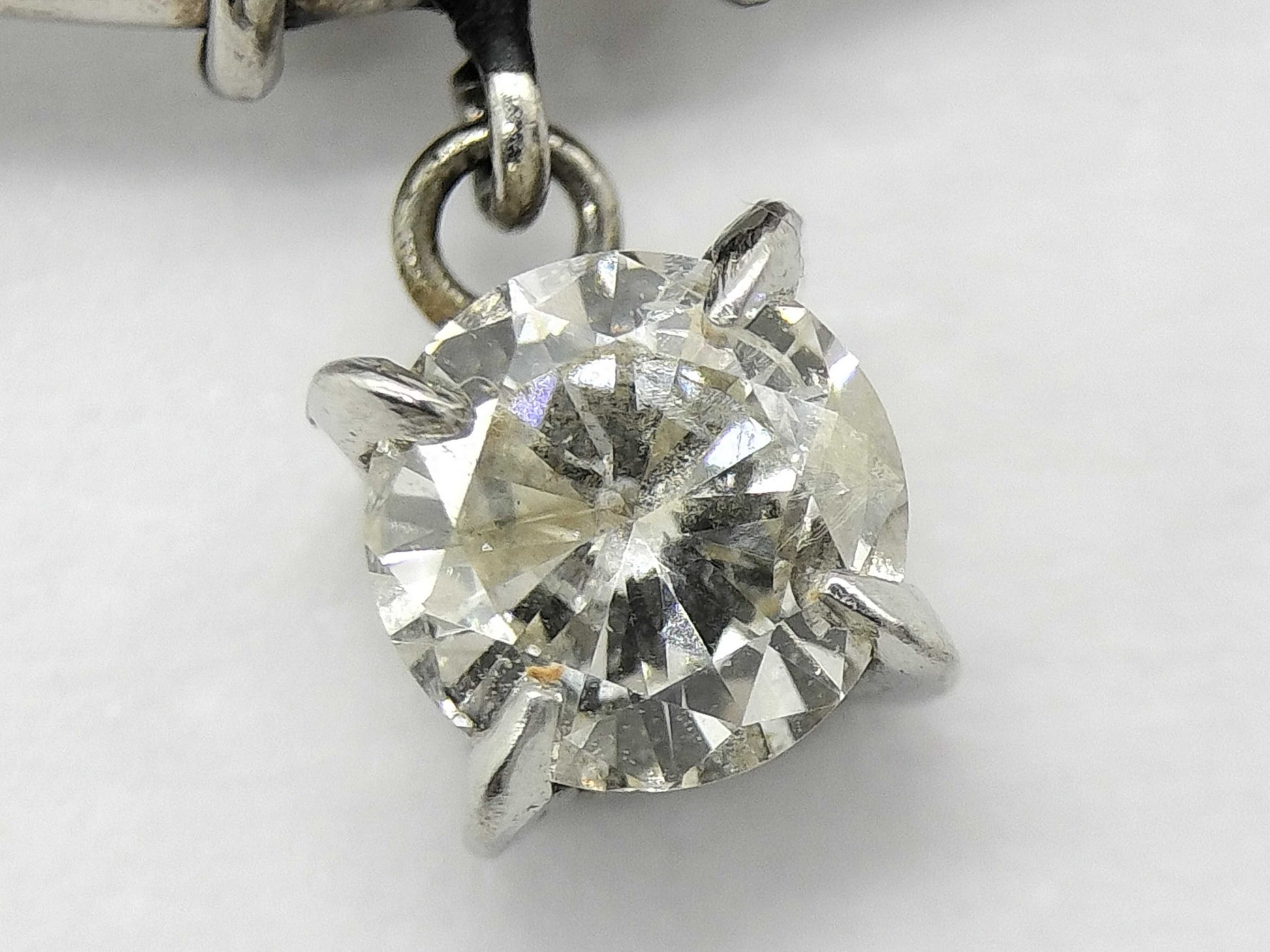 D0.273ct Pt850/K18 2.6g Necklace 