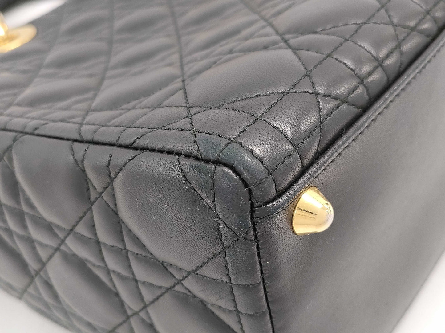 Dior Lady Dior Lamb Canage Handbag