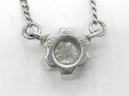 D0.22ct Pt850 2.8g Necklace 