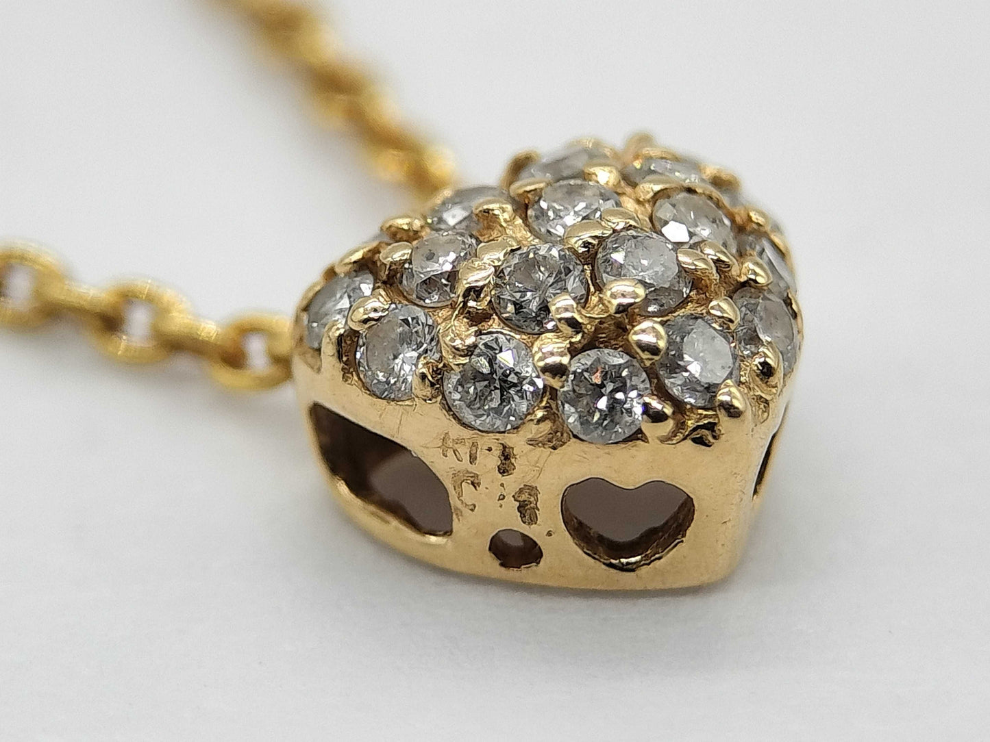 Diamond K18 2.0g Necklace 