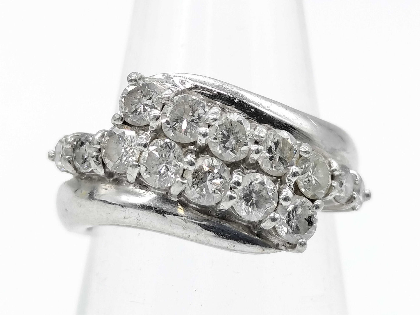 D1.04ct Pt900 5.2g Ring 