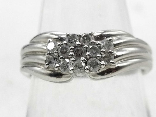 D0.30ct Pt900 3.8g Ring 