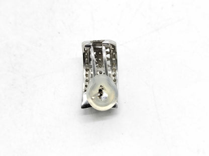 D0.42ct K18WG 3.3g Earrings 