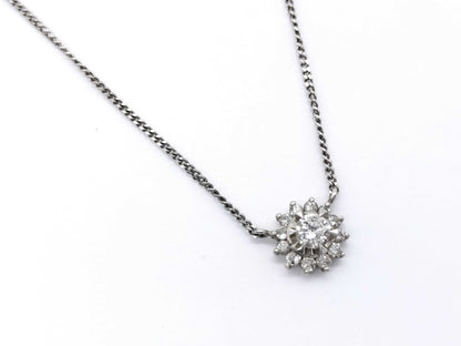 D0.25ct FD0.25ct Pt900/Pt850 4.2g Necklace 