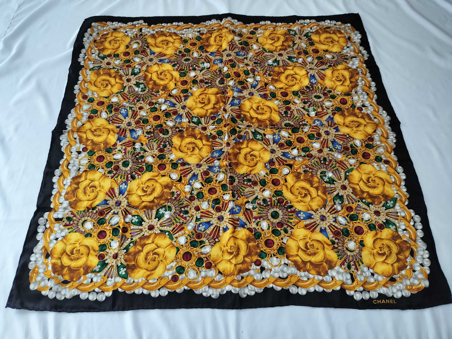 CHANEL CHANEL Accessory Pattern Scarf Scarf