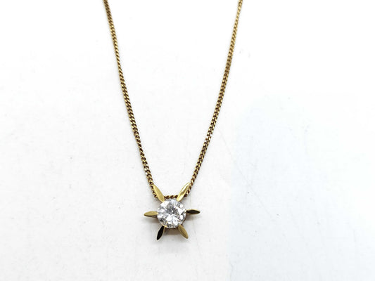 D0.27ct 750 1.8g Necklace 