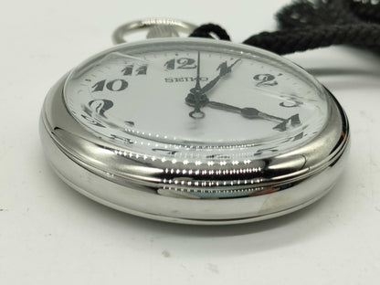SEIKO Pocket Watch Railroad Watch 7C21-0AA0 Pocket Watch