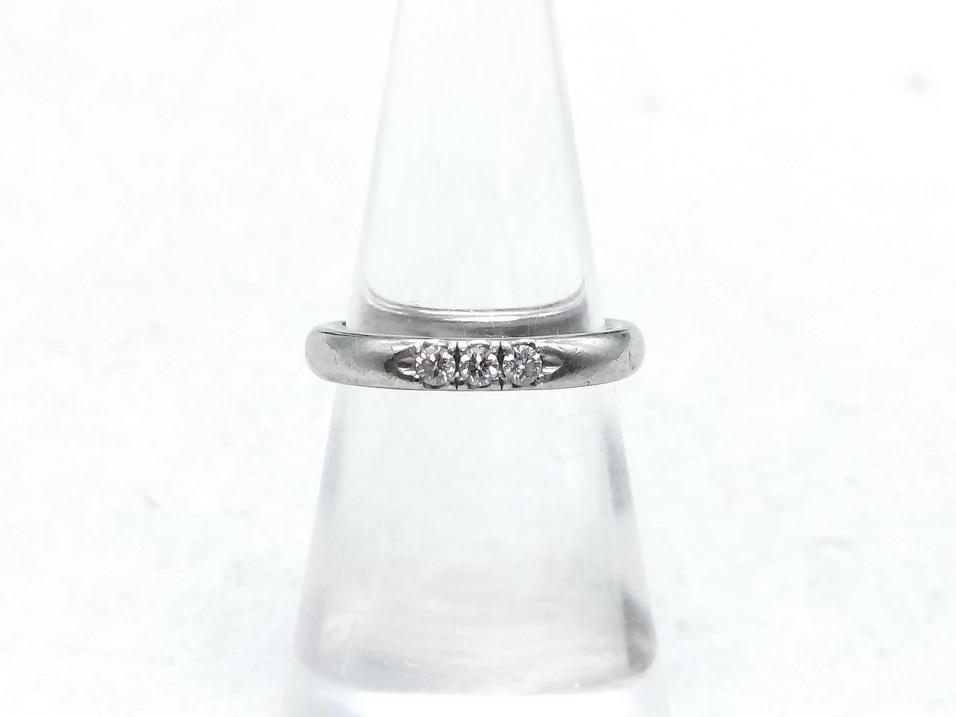 4℃ Diamond Pt950 4.3g Ring 