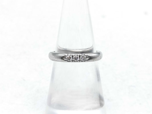 4℃ Diamond Pt950 4.3g Ring 