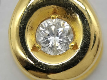 D0.10ct K18 0.9g Pendant Top 