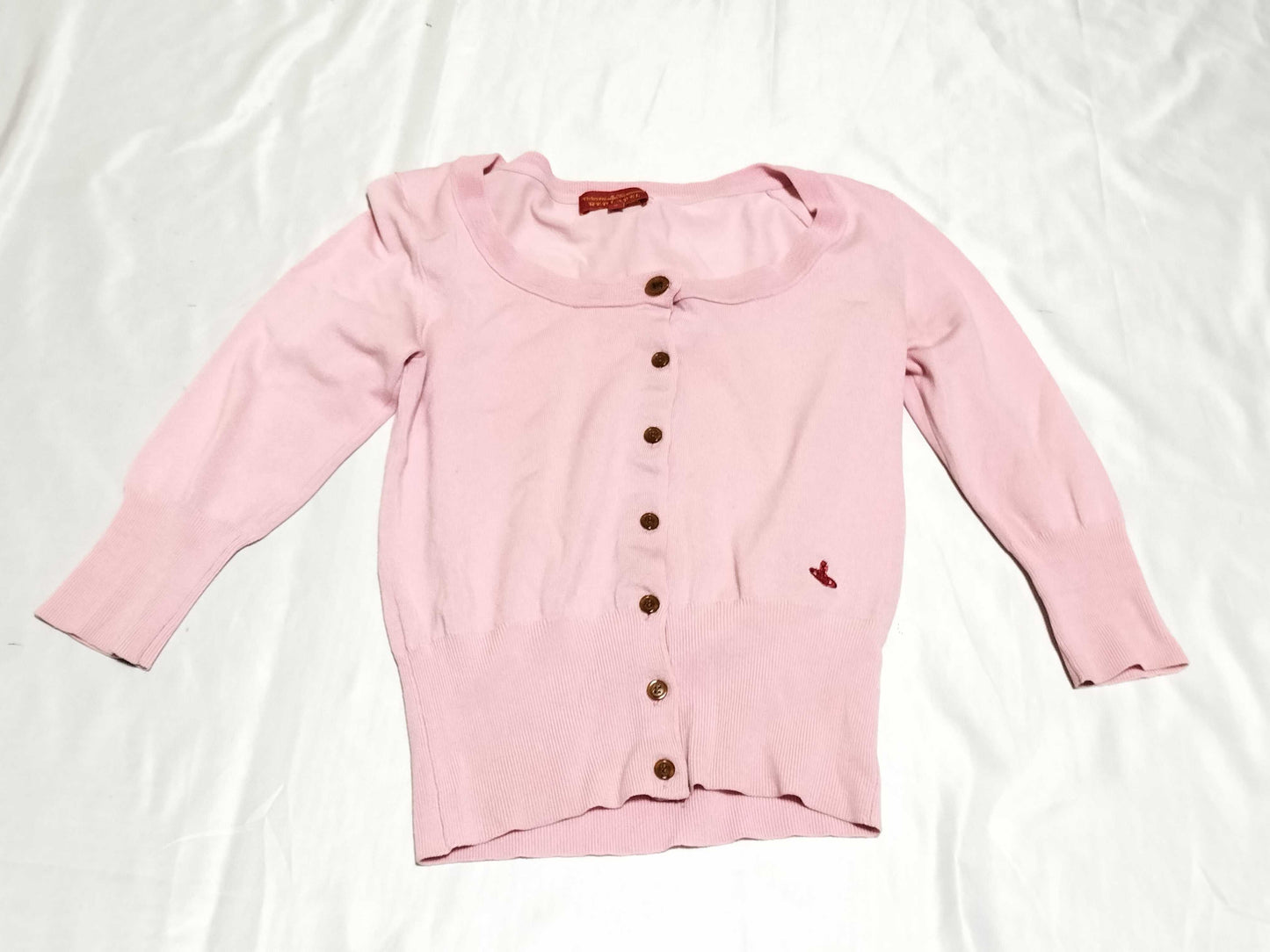 Vivienne Westwood □ Vivienne Red Knit Cardigan Size 2 Cardigan