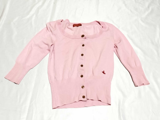 Vivienne Westwood □ Vivienne Red Knit Cardigan Size 2 Cardigan