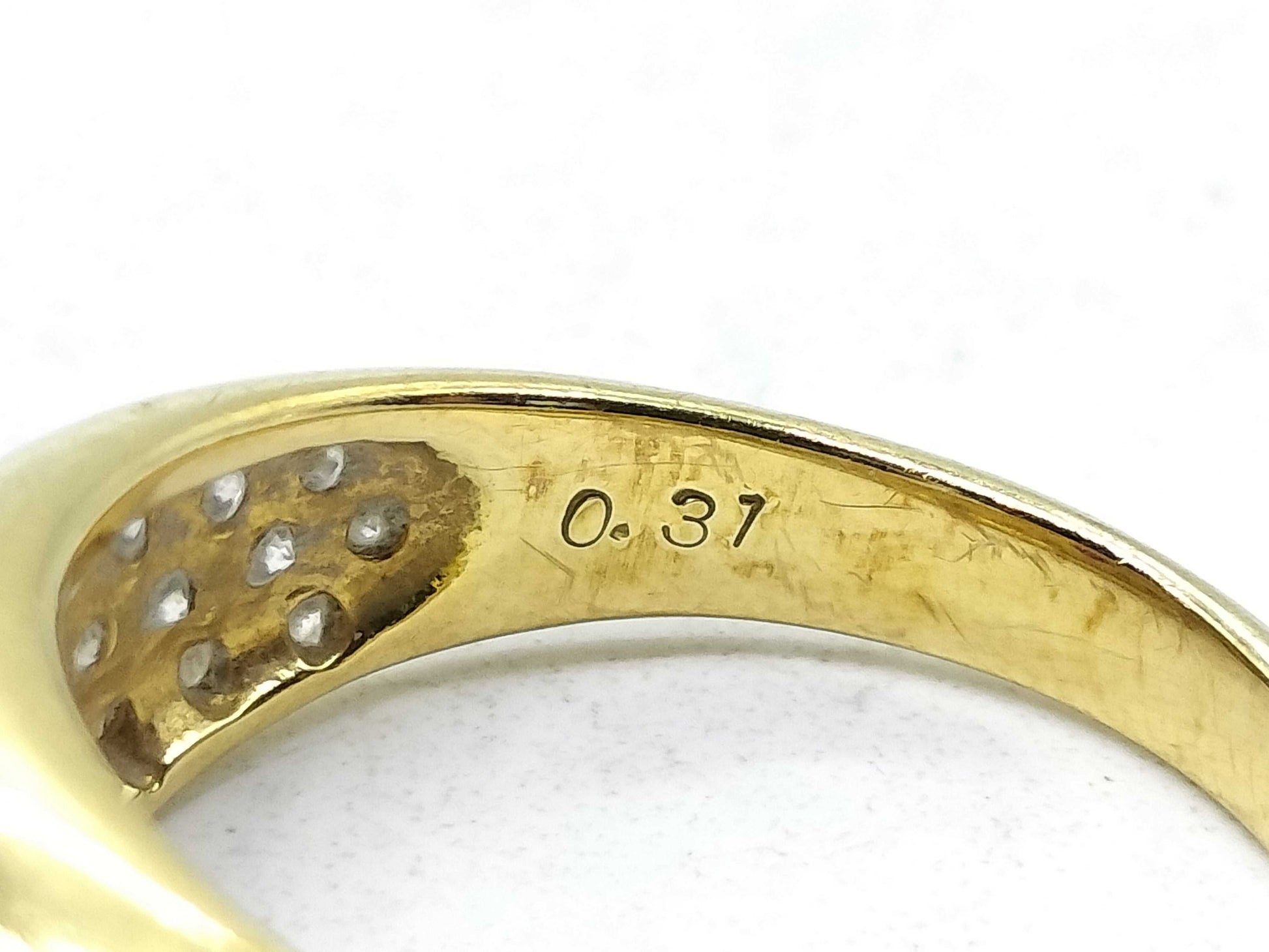 Ruby and Diamond 18K Gold Ring, 4.4g 