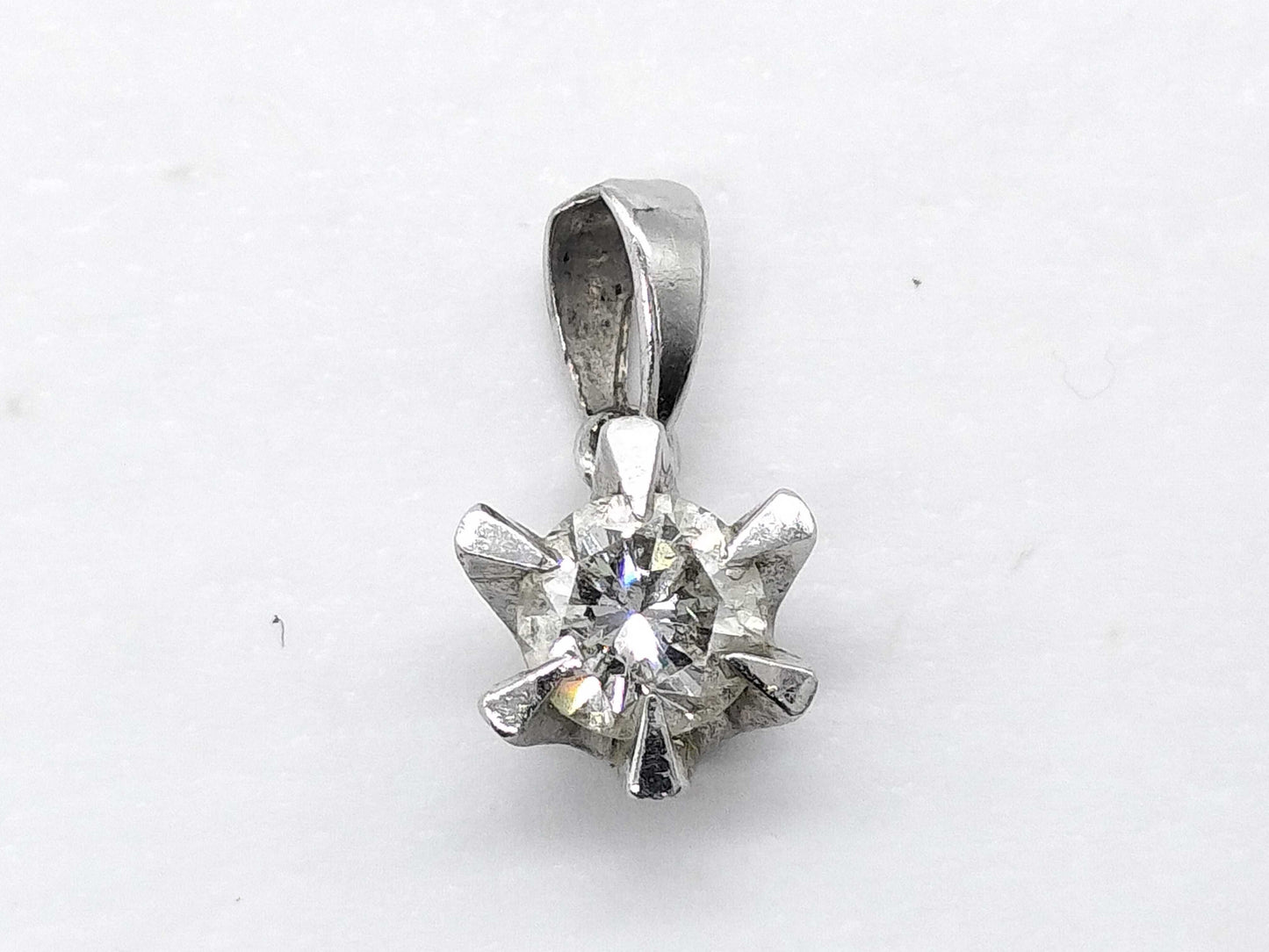 D0.43ct Pt900 1.5g Pendant Top 