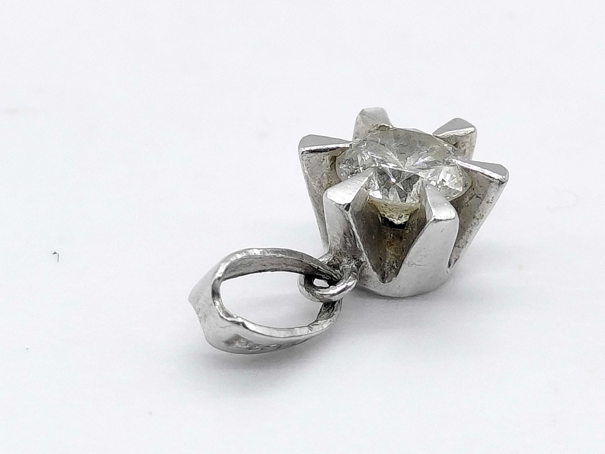 D0.43ct Pt900 1.5g Pendant Top 
