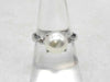 Akoya Pearl Ring, Diameter: Approx. 8.8mm, D0.17ct, Pt900, 6.2g 