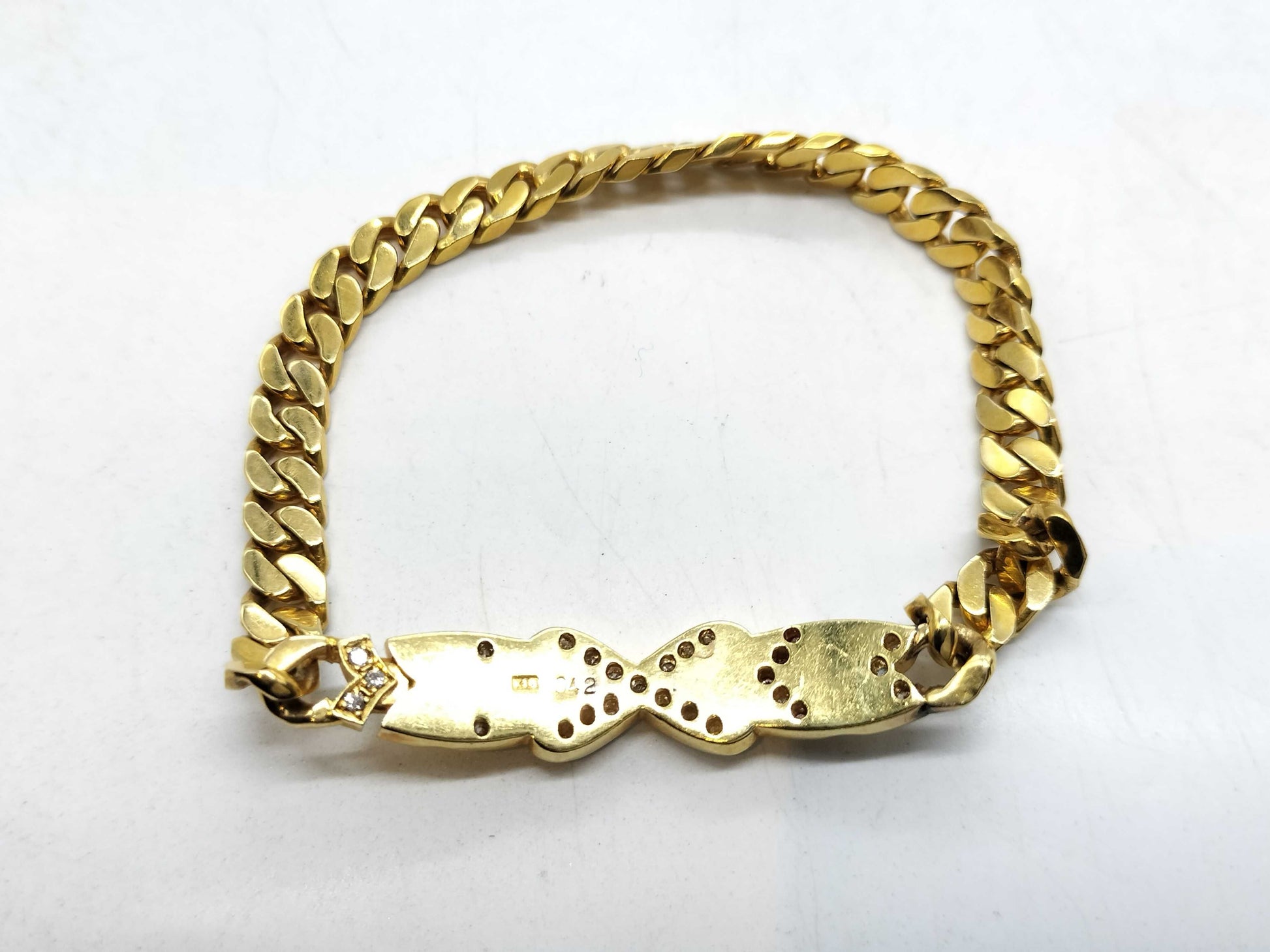 D0.42ct K18 27.0g Bracelet/Bangle 