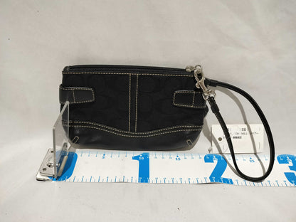 COACH Signature Pouch Mini Canvas Pouch