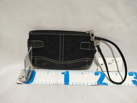 COACH Signature Pouch Mini Canvas Pouch