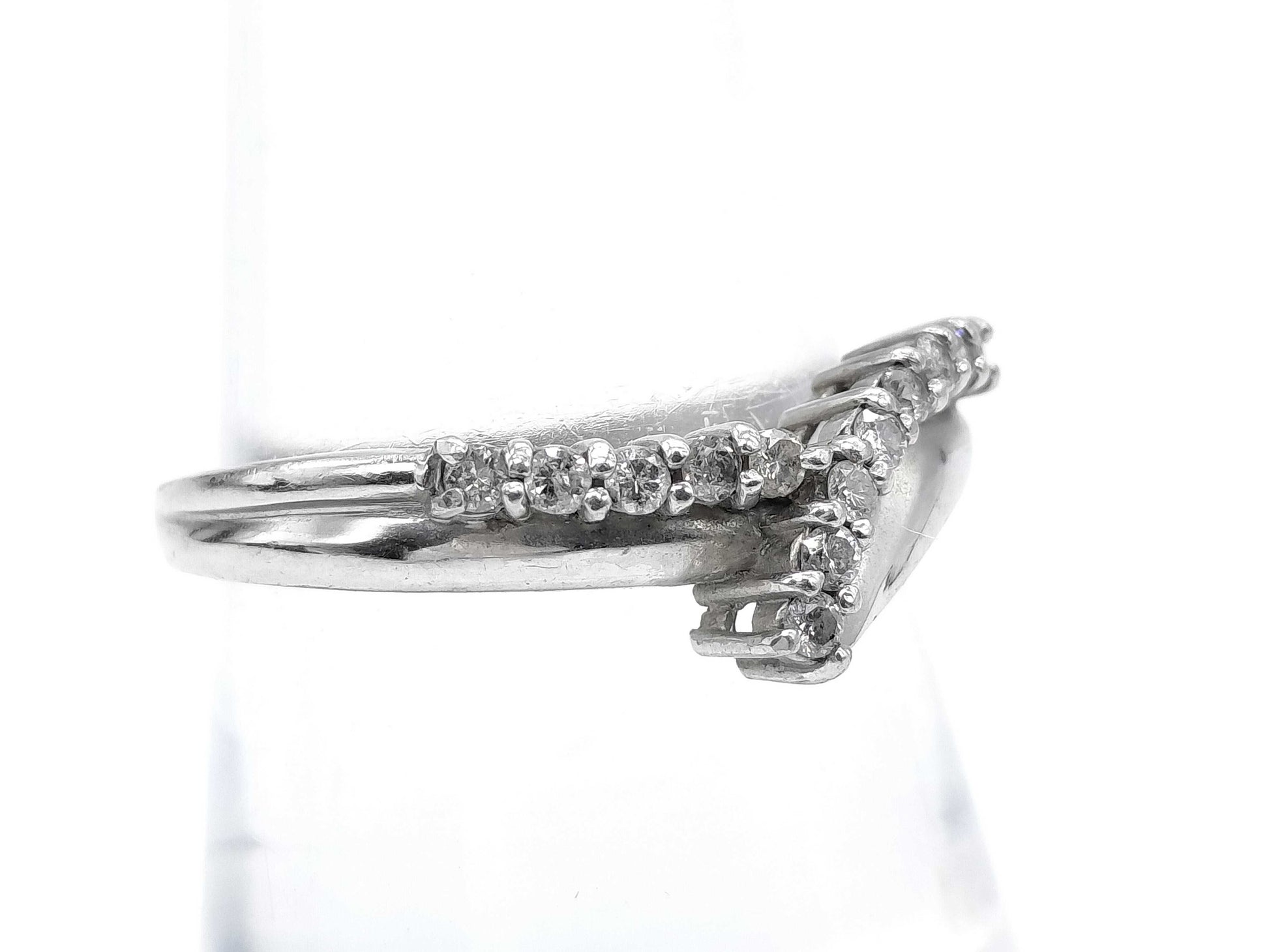 D0.27ct Pt900 3.8g Ring 