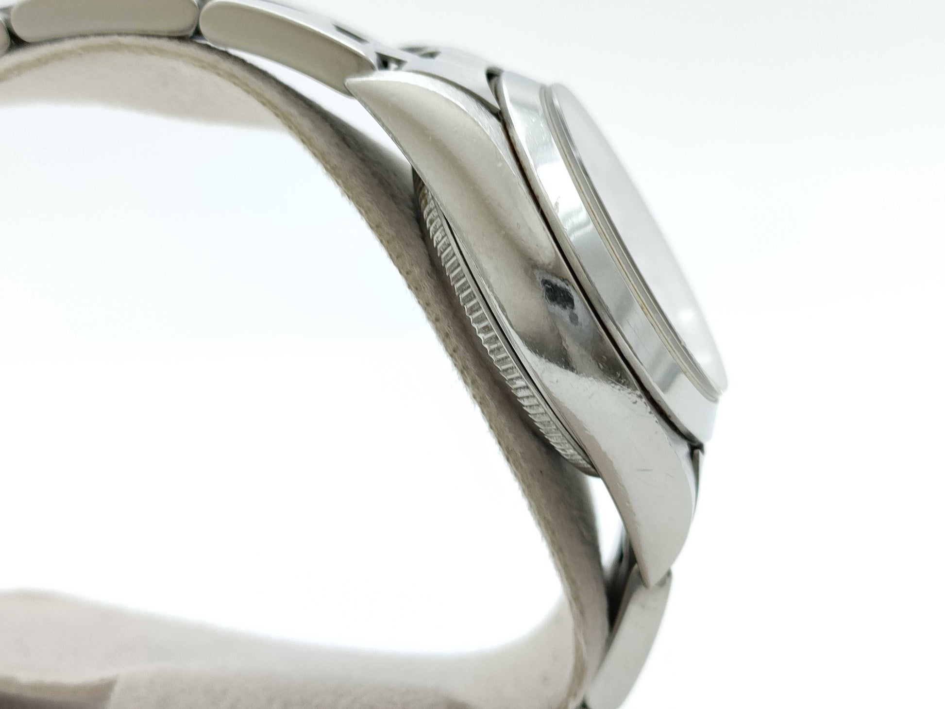 ROLEX 76080 K418061 White Dial Oyster Breath Women's Watch