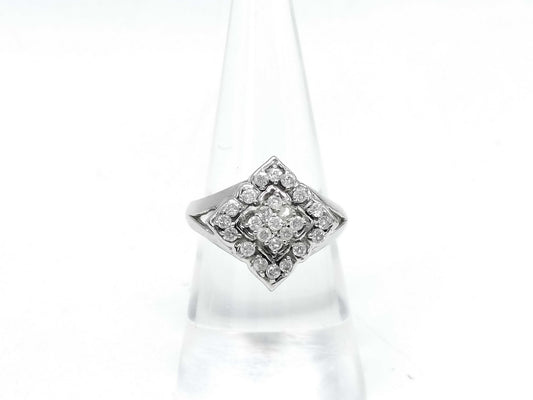 D0.42ct Pt900 5.4g Ring 