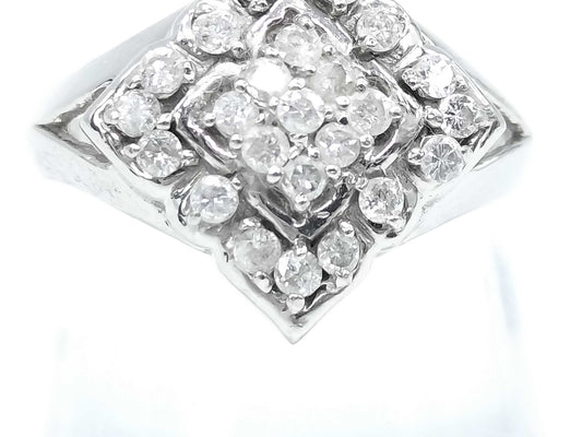 D0.42ct Pt900 5.4g Ring 