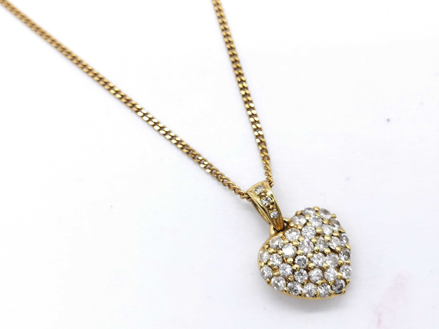 D1.35ct K18 7.7g Necklace 