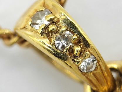 D1.35ct K18 7.7g Necklace 