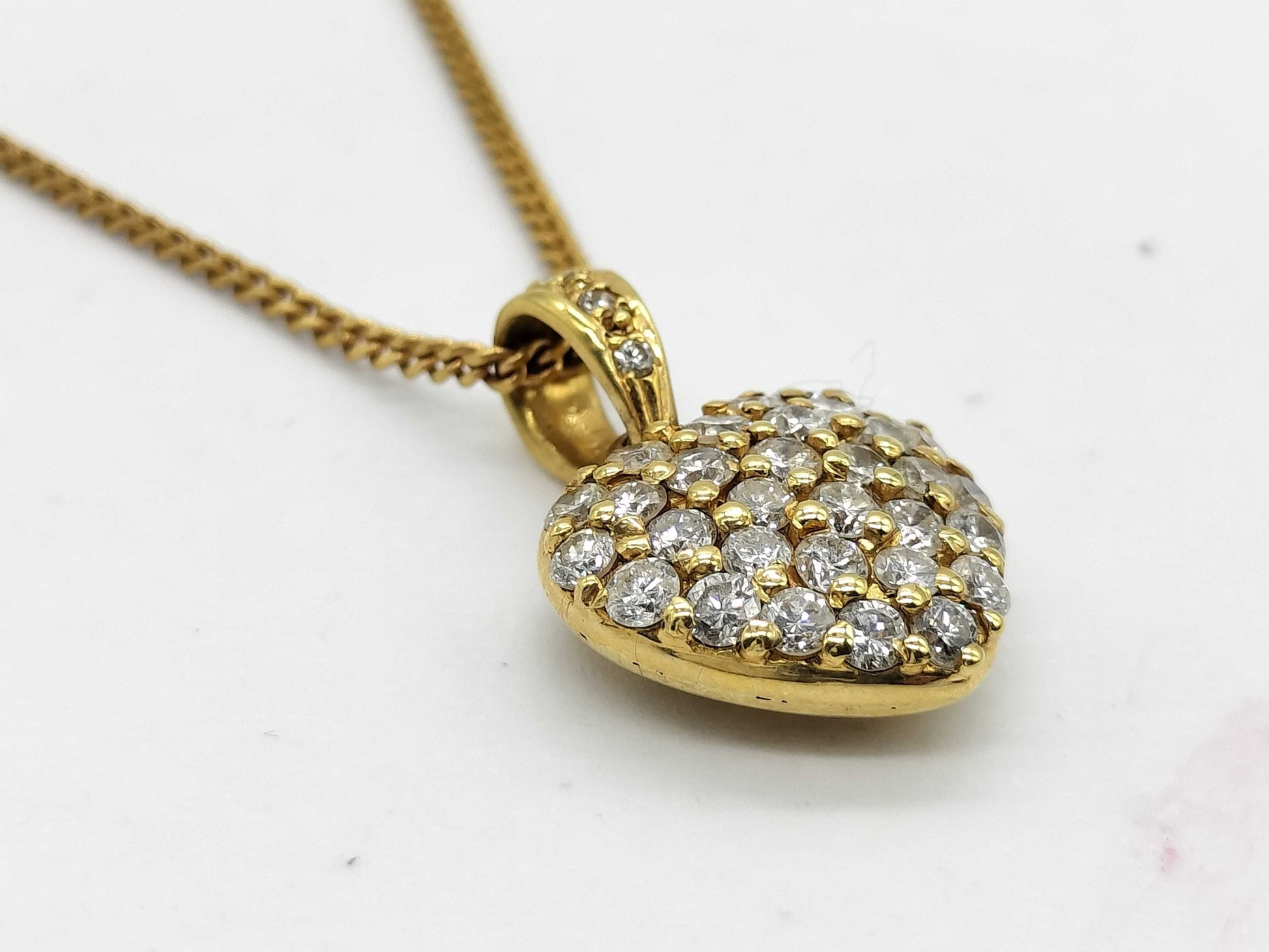 D1.35ct K18 7.7g Necklace 