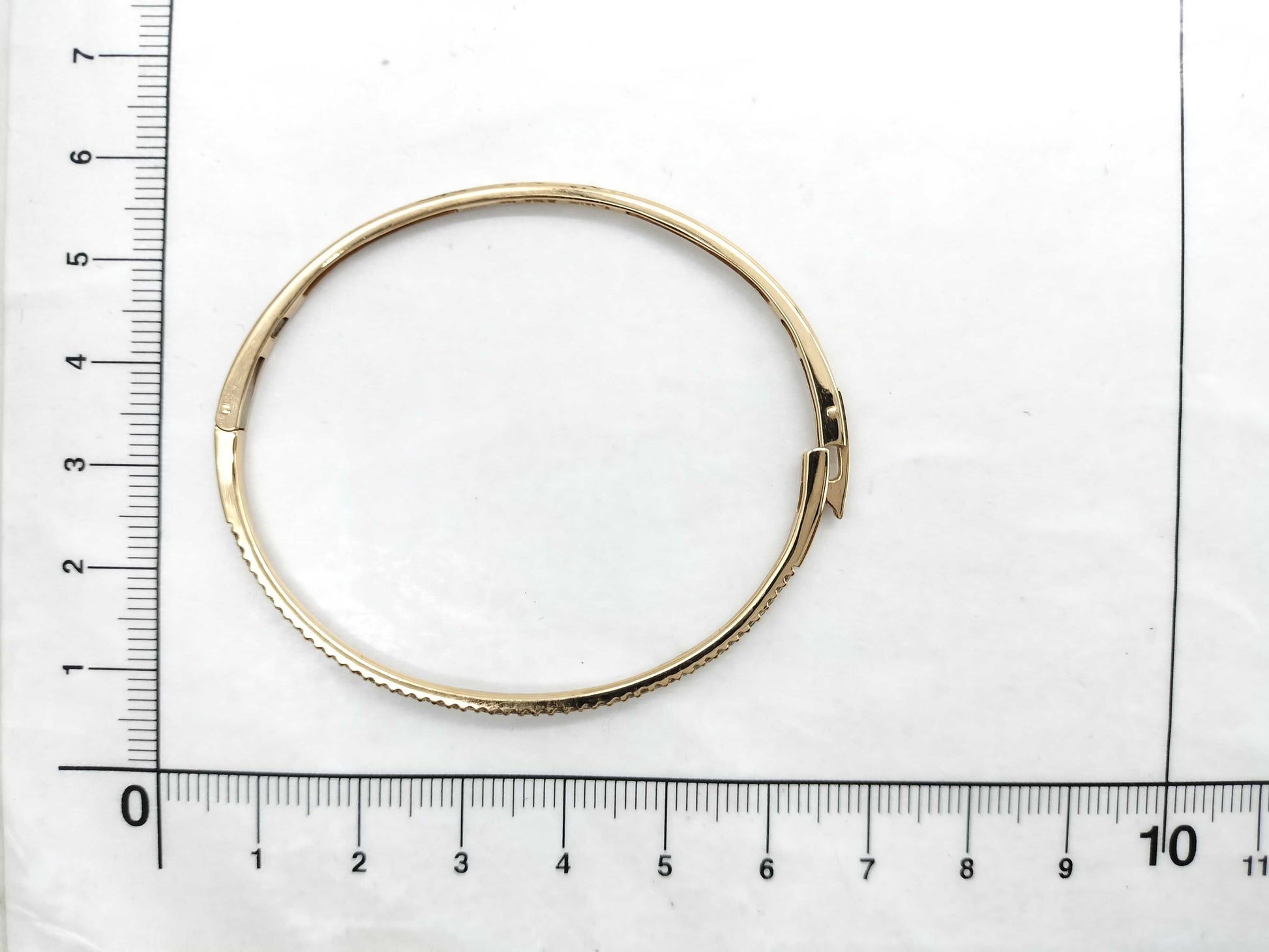 D0.35ct K18 8.0g Bracelet/Bangle 