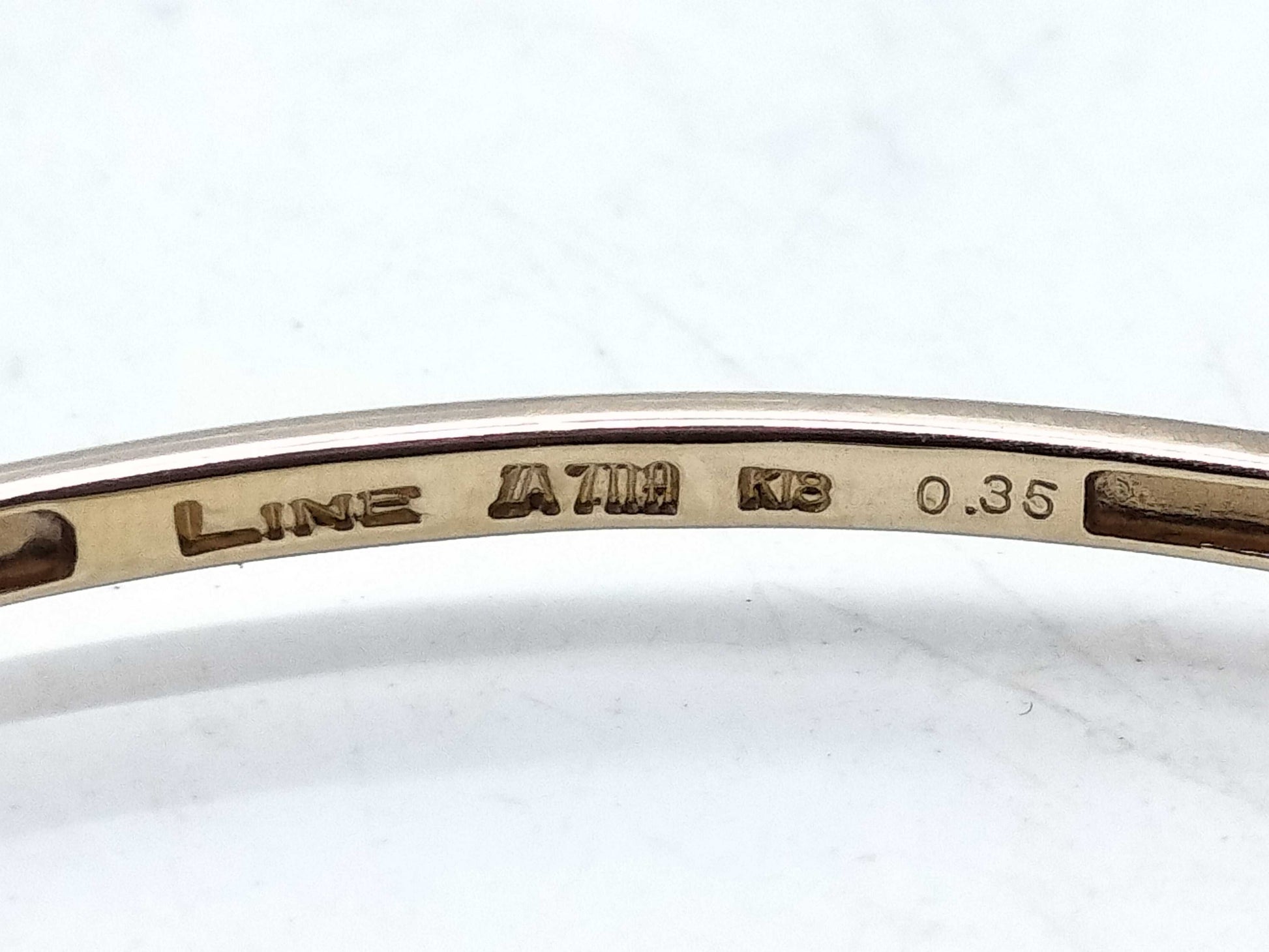 D0.35ct K18 8.0g Bracelet/Bangle 