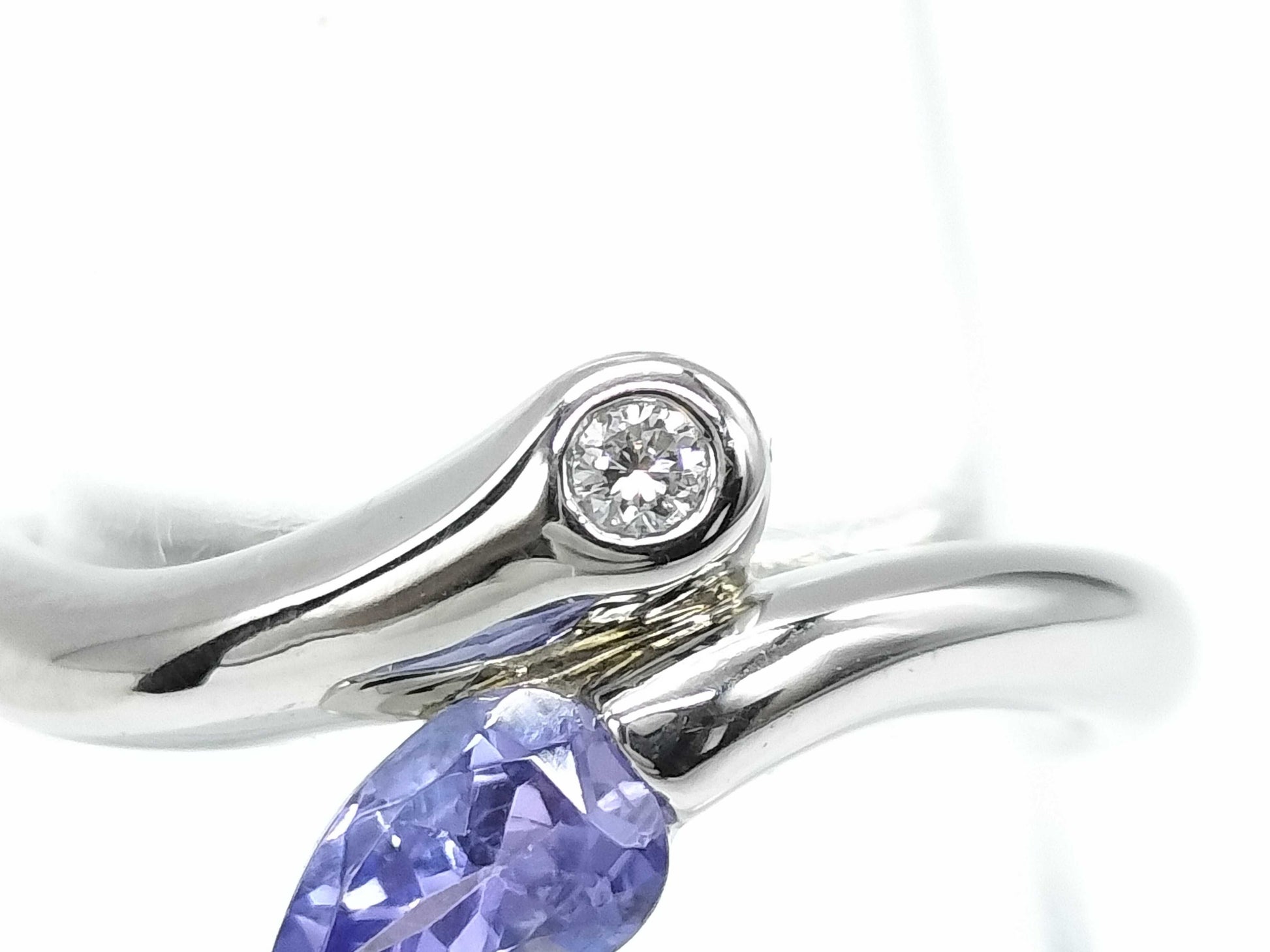 TZ 0.47ct D 0.031ct Pt900 5.5g Ring 